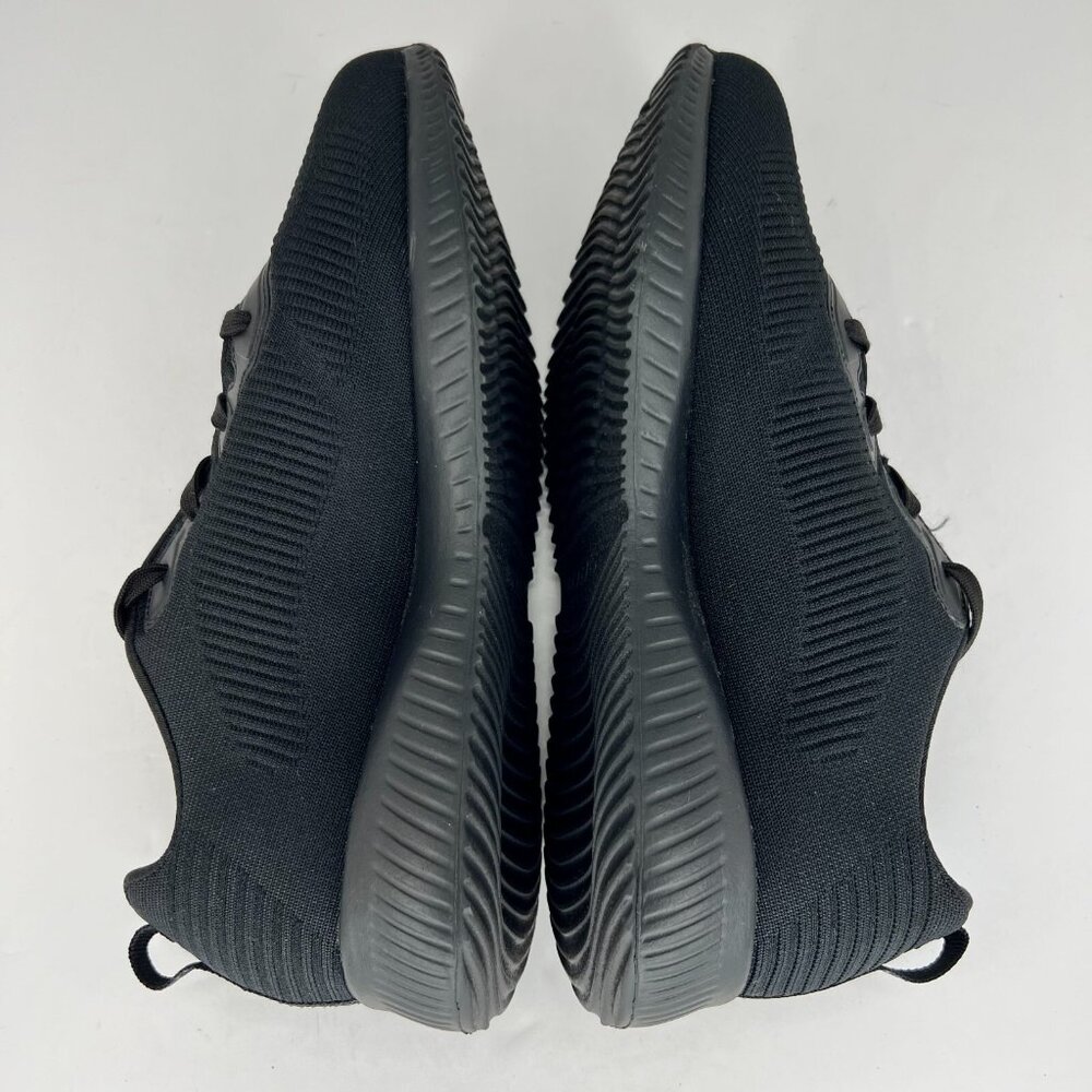 Skechers Bobs Womens 32504W Black Squad Tough Talk Lace Up Size 9 Walking Shoes - Picture 6 of 9